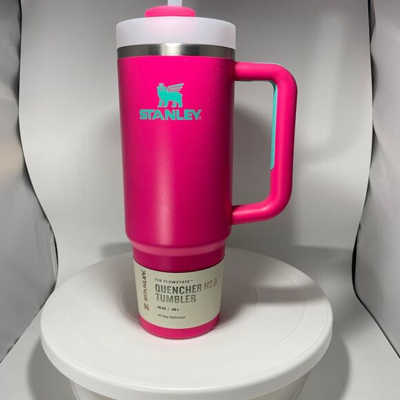 Stanley Other - Stanley Quencher H2.0 FlowState 30oz Tumbler Passion Pink Handle Cup New